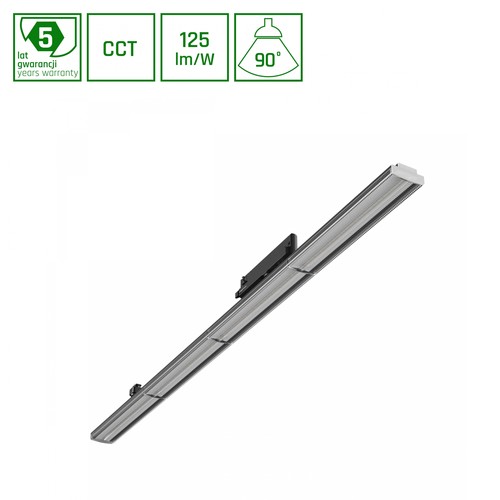 120cm 12-42W OPTIBAR 3-Phasen Schienenspot, RA90 - Einstellbare CCT und Watt, 125lm/W, 90 Grad, 5 Jahre Garantie
