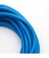 5m Stoffleitung 2x0,75 mm², Textil - 230V, Hellblau
