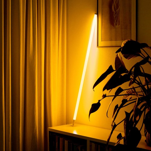 120cm Neon Tube LED Gelb - Designer-Röhre, einstellbare Helligkeit, inkl. Kabel
