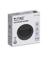 V-Tac 2W LED Treppenbeleuchtung - Schwarz, Aufputz, IP65 Außen, 230V