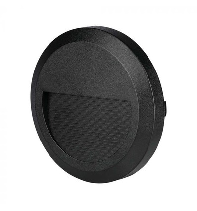 V-Tac 2W LED Treppenbeleuchtung - Schwarz, Aufputz, IP65 Außen, 230V