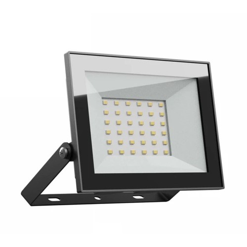 30W Flutlichtstrahler - IP65, Schwarz