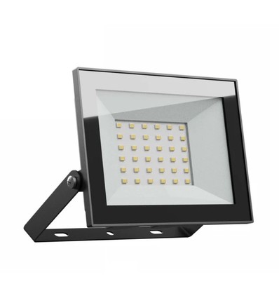 30W Flutlichtstrahler - IP65, Schwarz