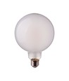 E27 7W LED Filament Lampe - G125, mattes Glas, 840lm, 6400K, 300°