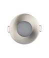 GU10 Einbaustrahler, Satin Nickel - Rund, IP54, Ausschnitt: Ø7,5 cm, Maße: Ø8,4 cm, ohne Leuchtmittel