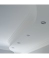 Downlight ohne Leuchtmittel - Loch: Ø7,4 cm, Maße: Ø8,2 cm, passend für GU10 und MR16