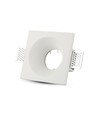 GU10 Downlight für Gipskartondecken zum Einspachteln - Exkl. Leuchtmittel und Fassung, 12x12cm, quadratisch, vertieft