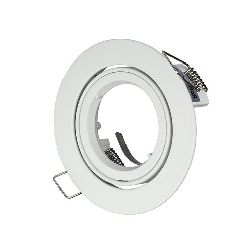 MR16/GU10 Downlight-Set - Ohne Leuchtmittel, Weiß, Lochausschnitt: Ø8,5 cm, Maße: Ø9,5 cm