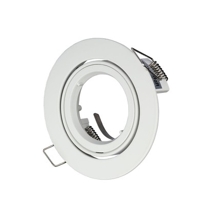 MR16/GU10 Downlight-Set - Ohne Leuchtmittel, Weiß, Lochausschnitt: Ø8,5 cm, Maße: Ø9,5 cm