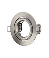 GU10 Einbaustrahler rund - Satin-Nickel, Aluminium, Ø85 mm Ausschnitt, IP20 Innenbereich
