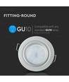 GU10 Einbauspot - Metallic Grau