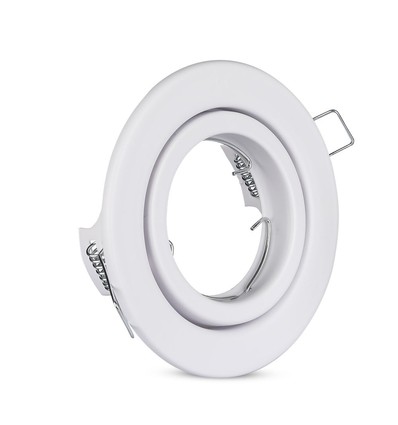 MR16 oder GU10 Downlight-Set - Ohne Leuchtmittel, weiß, Lochausschnitt: Ø7,4 cm, Maße: Ø9,9 cm