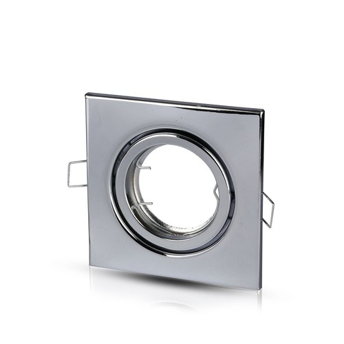 GU10/MR16 Quadratisches Downlight - Ohne Leuchtmittel, IP20, Lochausschnitt: 7,4x7,4 cm, Maße: 9,9x9,9 cm