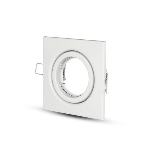 GU10/MR16 Eckiges Downlight - Ohne Leuchtmittel, IP20, Lochausschnitt: 7,4x7,4 cm, Maße: 9,9x9,9 cm