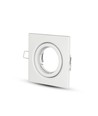 GU10/MR16 Eckiges Downlight - Ohne Leuchtmittel, IP20, Lochausschnitt: 7,4x7,4 cm, Maße: 9,9x9,9 cm