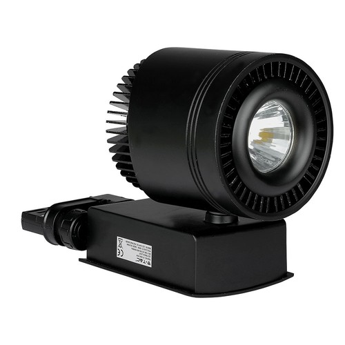 45W LED Schienenstrahler, RA95 - 25 Grad, schwarz, COB LED