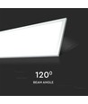 120x30 LED Panel, 45W - 80lm/W, weißer Rand, IP20 Innenbereich