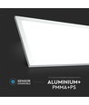 120x30 LED Panel, 45W - 80lm/W, weißer Rand, IP20 Innenbereich