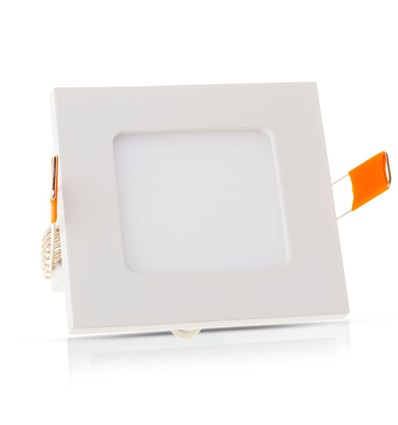 6W 12x12cm LED Einbaupanel - Ausschnitt: 11x11 cm, Maße: 12x12 cm