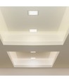 6W 12x12cm LED Einbaupanel - Ausschnitt: 11x11 cm, Maße: 12x12 cm