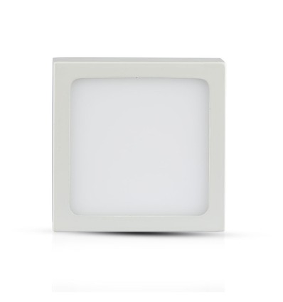12W quadratische LED Deckenleuchte - 900lm, 140x140mm, flimmerfrei, weißer Rand
