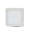 12W quadratische LED Deckenleuchte - 900lm, 140x140mm, flimmerfrei, weißer Rand