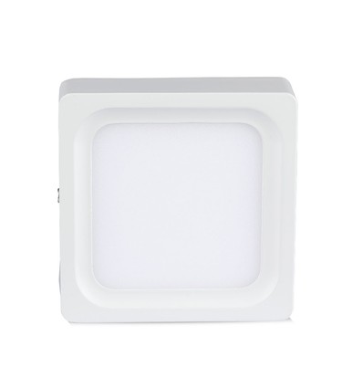 15W quadratisches LED Aufbaupanel - 1500lm, 15,5x15,5cm, weißer Rand, warmweiß