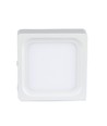 15W quadratisches LED Aufbaupanel - 1500lm, 15,5x15,5cm, weißer Rand, warmweiß