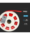 10m 8W/m Rote Neon Flex LED - 24V, IP65, 9x16,5mm