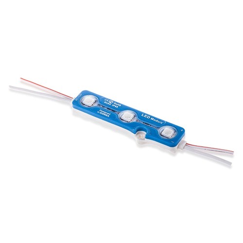 0,72W Grünes LED Modul - 12V, IP67 wasserdicht, 3 SMD Chips