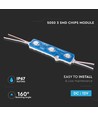 0,72W Grünes LED Modul - 12V, IP67 wasserdicht, 3 SMD Chips