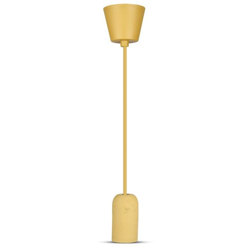 Beige Beton Pendelleuchte - E27 Fassung, Ø5cm, max. 60W, ohne Leuchtmittel