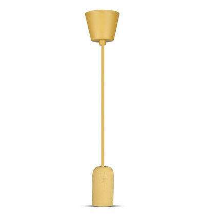 Beige Beton Pendelleuchte - E27 Fassung, Ø5cm, max. 60W, ohne Leuchtmittel