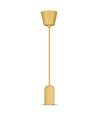 Beige Beton Pendelleuchte - E27 Fassung, Ø5cm, max. 60W, ohne Leuchtmittel