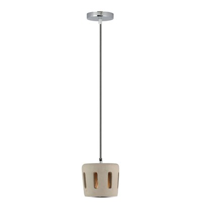 Ø18cm Pendelleuchte aus Beton - E27 Fassung, max. 60W, 1m Kabel, IP20 Innenbereich