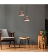 E27 Pendelaufhängung in Kupfer, Ø30cm - 1m Kabel, IP20, max. 60W, ohne Leuchtmittel