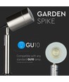 GU10 Gartenstrahler mit Erdspieß - Edelstahl, IP44, ohne Leuchtmittel