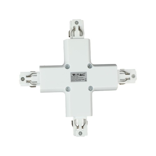 X-Verbinder für Schienen - Weiß