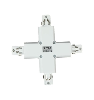 X-Verbinder für Schienen - Weiß