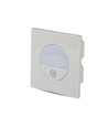 3W LED Einbaustrahler mit Sensor - 4000K, 130 Grad Sensor, Aluminium, weißer Rand