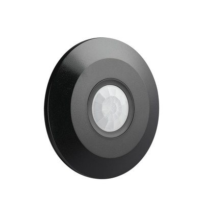 PIR-Deckenbewegungsmelder schwarz (flach) - max: 1000W LED