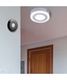 PIR-Deckenbewegungsmelder schwarz (flach) - max: 1000W LED