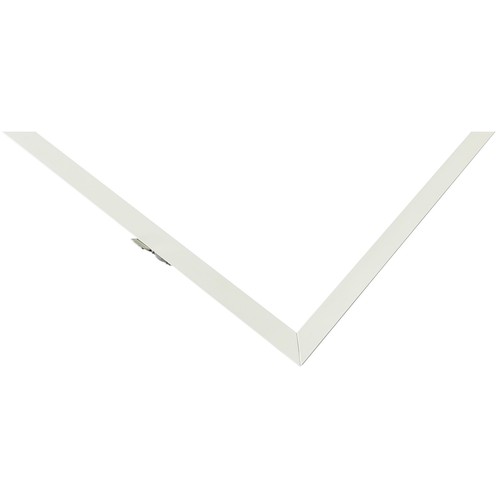 Einbaurahmen für 120x60 LED-Panel - Neues Modell, passt zu Troldtekt ohne Anpassung, weißer Rand