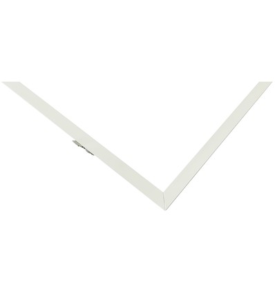 Einbaurahmen für 120x60 LED-Panel - Neues Modell, passt zu Troldtekt ohne Anpassung, weißer Rand
