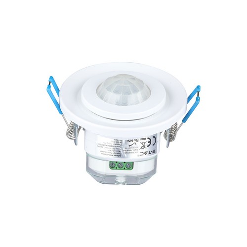 PIR Deckensensor mit beweglichem Kopf, einstellbar - 360 Grad, max. 400W LED, weiß