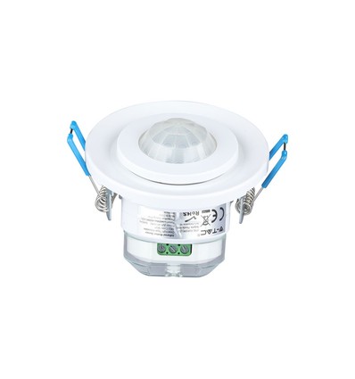 PIR Deckensensor mit beweglichem Kopf, einstellbar - 360 Grad, max. 400W LED, weiß