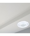 PIR Deckensensor mit beweglichem Kopf, einstellbar - 360 Grad, max. 400W LED, weiß