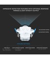 PIR Deckensensor mit beweglichem Kopf, einstellbar - 360 Grad, max. 400W LED, weiß
