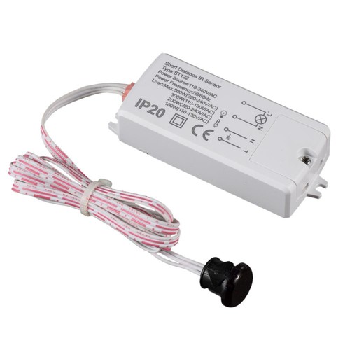 230V Handsensor für Schrank - 5-6 cm Sensorabstand, PIR, max: 200W LED