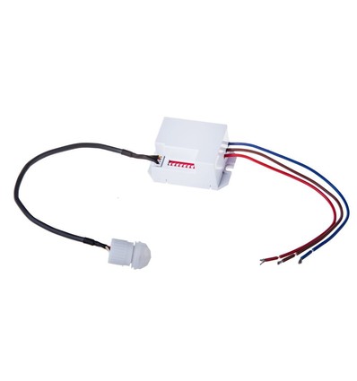 Infrarot IP65 Bewegungsmelder - 120°/360°, weiß, Reichweite bis zu 6m, Zeit und Lux einstellbar